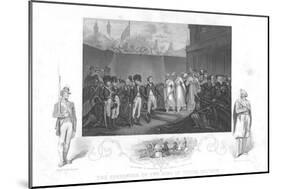 The Surrender of Two Sons of Tipoo Sultan', C1860-Henry Singleton-Mounted Giclee Print