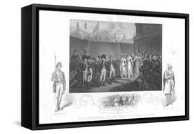 The Surrender of Two Sons of Tipoo Sultan', C1860-Henry Singleton-Framed Stretched Canvas