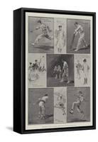 The Surrey V Oxford University Cricket Match at the Oval, 24, 25, 26 June-Ralph Cleaver-Framed Stretched Canvas