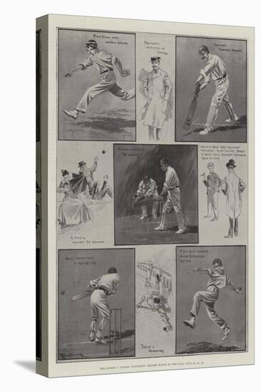 The Surrey V Oxford University Cricket Match at the Oval, 24, 25, 26 June-Ralph Cleaver-Stretched Canvas