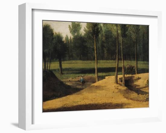 The Surroundings of the Bievre, C.1808-10-Jean Victor Bertin-Framed Giclee Print