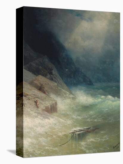 The Survivor, 1892-Ivan Konstantinovich Aivazovsky-Stretched Canvas