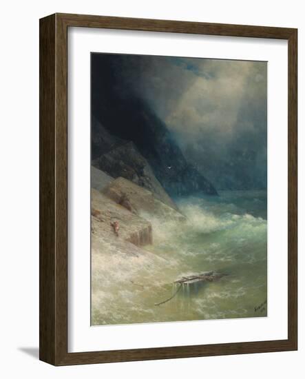 The Survivor, 1892-Ivan Konstantinovich Aivazovsky-Framed Giclee Print