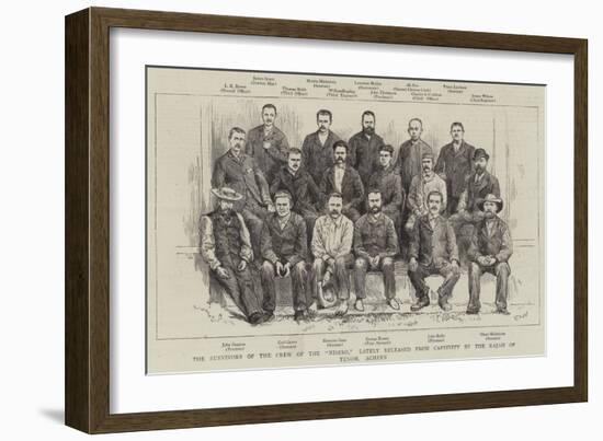 The Survivors of the Crew of the Nisero-null-Framed Giclee Print