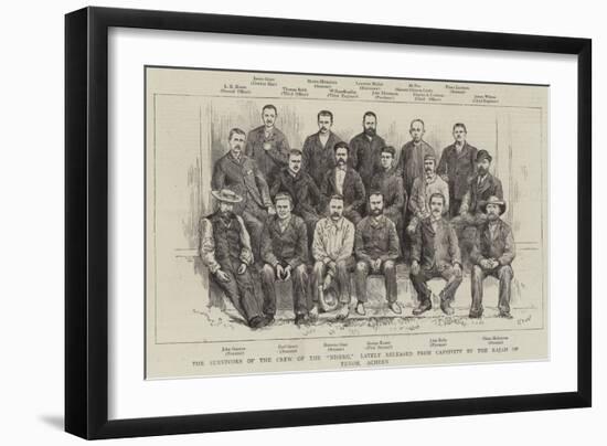 The Survivors of the Crew of the Nisero-null-Framed Giclee Print