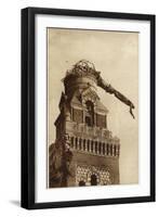 The Suspended Statue of Albert Cathedral, France, World War I-null-Framed Photographic Print