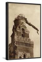 The Suspended Statue of Albert Cathedral, France, World War I-null-Framed Photographic Print