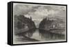 The Suspension Bridge over the Avon at Clifton-Samuel Read-Framed Stretched Canvas