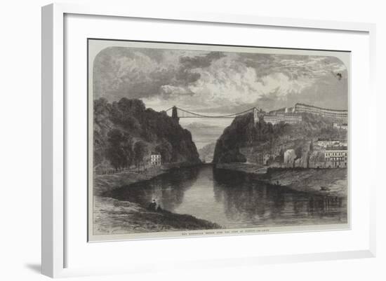 The Suspension Bridge over the Avon at Clifton-Samuel Read-Framed Giclee Print