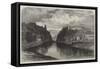 The Suspension Bridge over the Avon at Clifton-Samuel Read-Framed Stretched Canvas