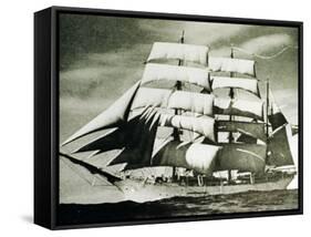 The SV Glenlee Under Full Sail-null-Framed Stretched Canvas