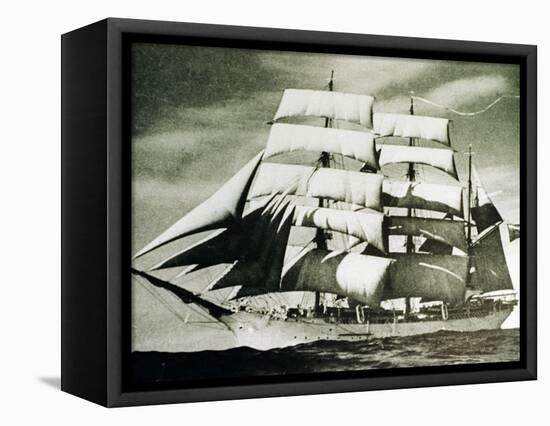 The SV Glenlee Under Full Sail-null-Framed Stretched Canvas