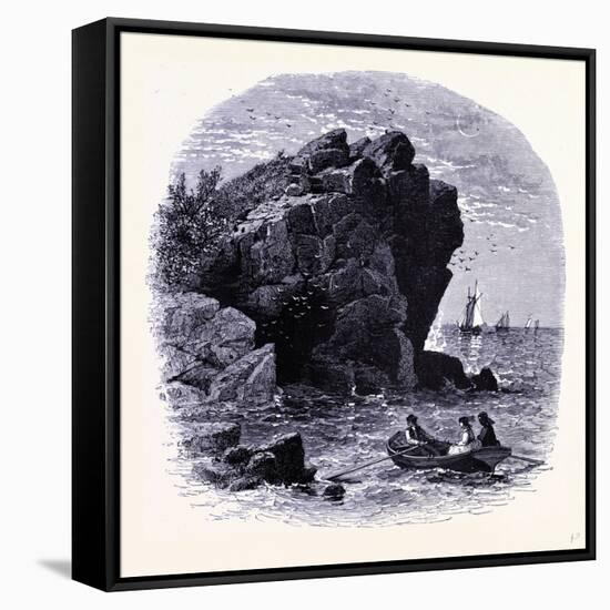 The Swallow Cave United States of America-null-Framed Stretched Canvas