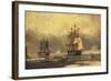 The 'Swan' and 'Isabella' Whaling in the Arctic-John of Hull Ward-Framed Giclee Print