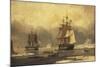 The 'Swan' and 'Isabella' Whaling in the Arctic-John of Hull Ward-Mounted Giclee Print