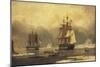 The 'Swan' and 'Isabella' Whaling in the Arctic-John of Hull Ward-Mounted Giclee Print