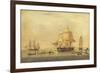 The 'Swan' and 'Isabella' Whaling in the Arctic-John of Hull Ward-Framed Giclee Print