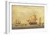 The 'Swan' and 'Isabella' Whaling in the Arctic-John of Hull Ward-Framed Giclee Print