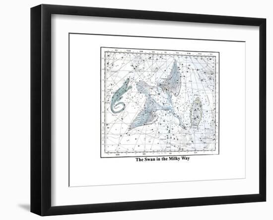 The Swan in the Milkyway-Alexander Jamieson-Framed Art Print