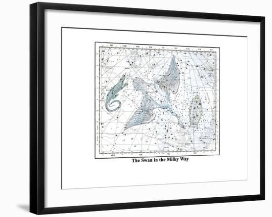 The Swan in the Milkyway-Alexander Jamieson-Framed Art Print