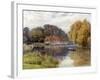 The Swan Inn, Pangbourne-Alfred Robert Quinton-Framed Giclee Print