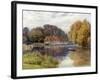 The Swan Inn, Pangbourne-Alfred Robert Quinton-Framed Giclee Print