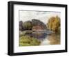 The Swan Inn, Pangbourne-Alfred Robert Quinton-Framed Giclee Print