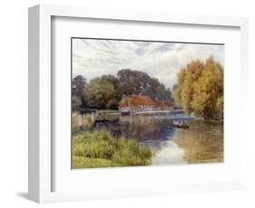 The Swan Inn, Pangbourne-Alfred Robert Quinton-Framed Giclee Print