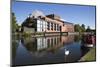The Swan Theatre and Royal Shakespeare Theatre on River Avon-Stuart Black-Mounted Photographic Print