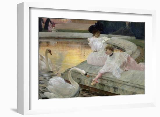 The Swans, 1900-Joseph Marius Avy-Framed Giclee Print