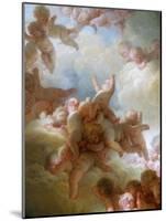 The Swarm of Cupids-Jean-Honoré Fragonard-Mounted Giclee Print