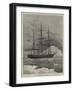 The Swedish Arctic Exploring Ship Vega Among Icebergs-Walter William May-Framed Giclee Print