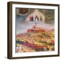 The Swedish Siege of the Monastery of Jasna Gora in 1655-Polish School-Framed Giclee Print