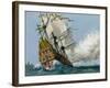 The Swedish Warship 'Vasa'-Ralph Bruce-Framed Giclee Print