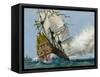 The Swedish Warship 'Vasa'-Ralph Bruce-Framed Stretched Canvas