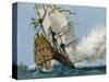 The Swedish Warship 'Vasa'-Ralph Bruce-Stretched Canvas
