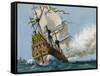 The Swedish Warship 'Vasa'-Ralph Bruce-Framed Stretched Canvas