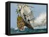 The Swedish Warship 'Vasa'-Ralph Bruce-Framed Stretched Canvas
