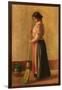 The Sweeper, 1889-Pierre-Auguste Renoir-Framed Giclee Print