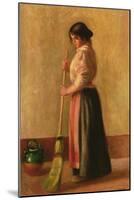 The Sweeper, 1889-Pierre-Auguste Renoir-Mounted Giclee Print