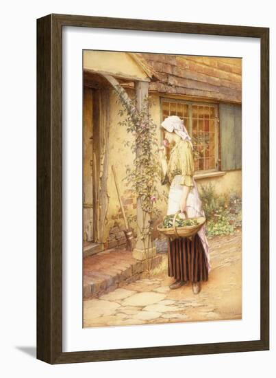 The Sweetest Rose-Charles Edward Wilson-Framed Giclee Print