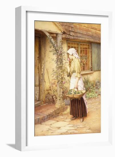 The Sweetest Rose-Charles Edward Wilson-Framed Giclee Print