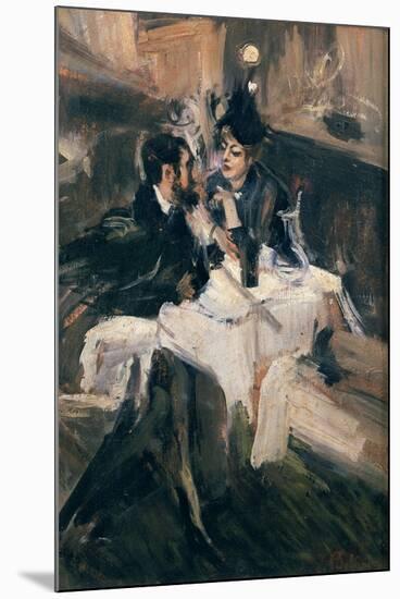 The Sweethearts Lunch-Giovanni Boldini-Mounted Giclee Print