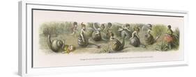 The Swiftest Snails in Fairyland-Richard Doyle-Framed Premium Giclee Print