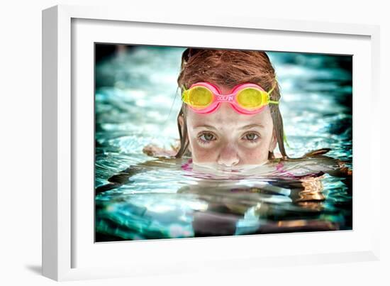 The Swimmer-James Scheid-Framed Photographic Print