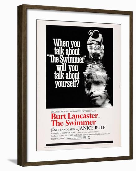 The Swimmer-null-Framed Art Print