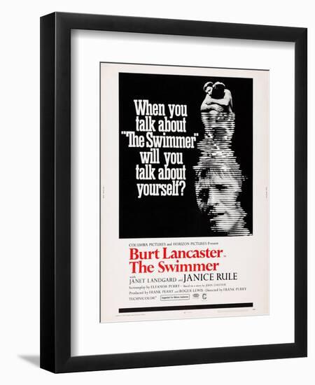 The Swimmer-null-Framed Art Print