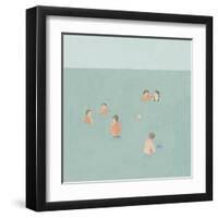 The Swimmers II-Emma Scarvey-Framed Art Print