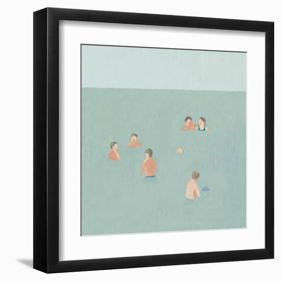 The Swimmers II-Emma Scarvey-Framed Art Print