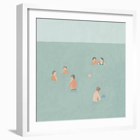 The Swimmers II-Emma Scarvey-Framed Art Print